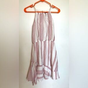 Womens White and pink Mini Dress Size M